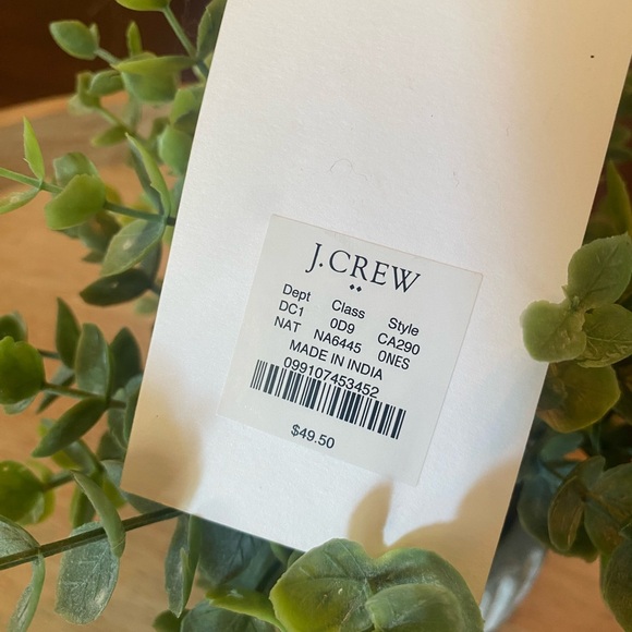 J Crew Pearl and Crystal Stud Hoop Earrings - Picture 4 of 7